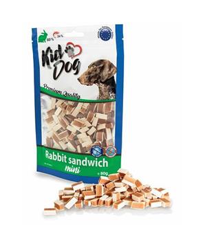 Levně KIDDOG MINI králičí sendvič 80 g