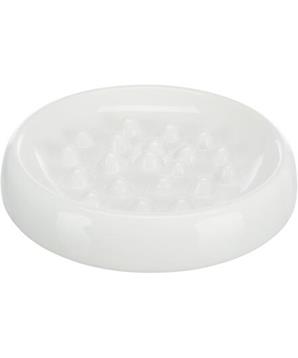 Levně Slow Feed, keramická miska k pomalému krmení, 0.25 l/ø 18 cm, modrá, šedá 1 ks