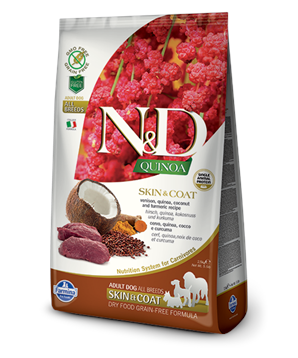 N&D Quinoa DOG Skin & Coat Venison & Coconut