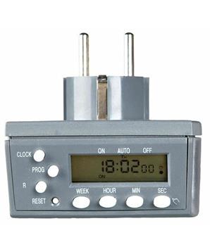 Digital timer - časovač s funkcí po vteřinách,  7 x 7 cm (RP 1,50 Kč)