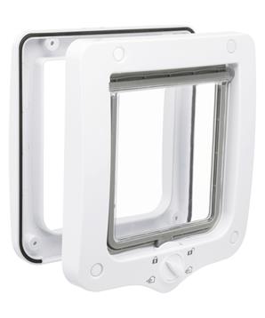 Průchozí dvířka pro kočku, 4-cestná, 20x22cm