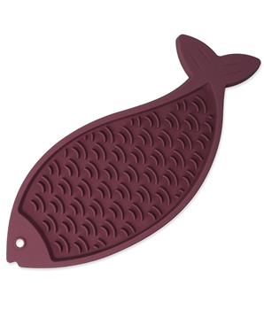 Levně Podložka EPIC PET Lick & Snack lízací ryba pastelová fialová 28 x 11,5cm