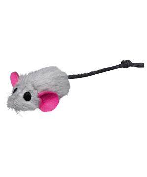 Levně Plyšová myška s pevným středem a catnipem 5 cm (6ks/bal.) 5 cm (6ks/bal.)