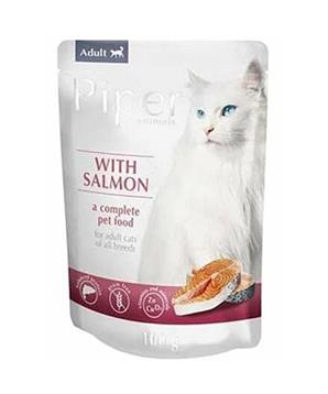 Levně PIPER CAT kapsička pro kočky, s lososem 100g