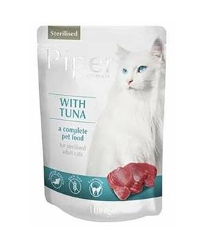 Levně PIPER CAT kapsička pro sterilizované kočky, s tuňákem 100g