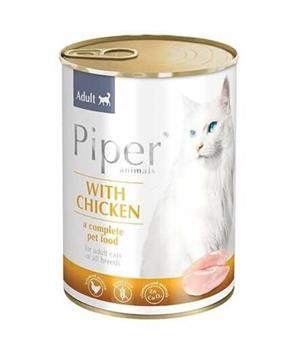 PIPER CAT konzerva pro kočky, s kuřecím masem