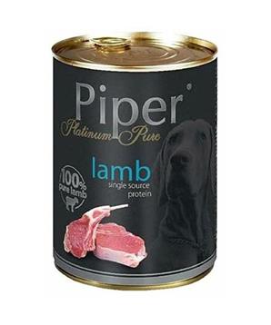 Levně PIPER PLATINUM PURE čisté jehněčí, konzerva pro psy 400 g