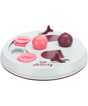 Levně Cat Activity FLIP BOARD, strategická hra ø 23, vínová/růžová/šedá
