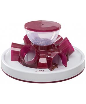 Cat Activity Tunnel Feeder - krmítko s tunýlky, ø 28 × 14 cm