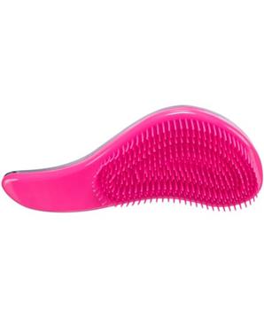 Levně Měkký plastový kartáč pro kočky, 19cm, růžová/černá 1 ks