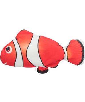 Levně Ryba "NEMO" jako živá, mrskající se, s catnipem, látka, 26 cm 1 ks