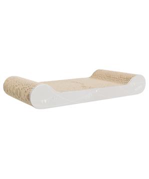 Levně JUNIOR škrabací karton 38 x 6 x 18 cm světle šedý 1 ks