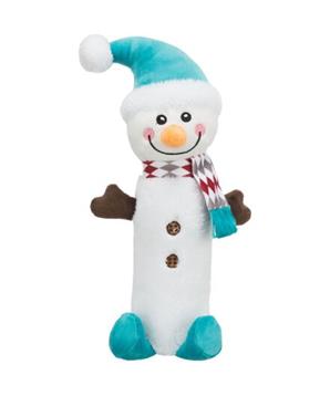 Levně Xmas SNOWMAN, plyšový sněhulák s pet lahví uvnitř, 38 cm