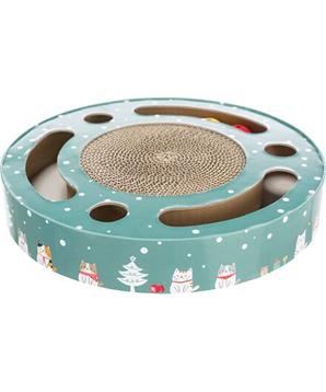 Levně Xmas drum - vánoční škrabací buben s hračkou, ø 33 × 5,5 cm 1 ks