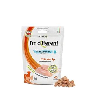 Levně I´M DIFFERENT SNACK kuře - mrazem sušený pamlsek 40 g