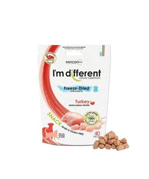 Levně I´M DIFFERENT SNACK krůta - mrazem sušený pamlsek 40 g