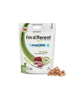 Levně I´M DIFFERENT SNACK kachna - mrazem sušený pamlsek 40 g