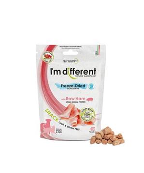 Levně I´M DIFFERENT SNACK šunka - mrazem sušený pamlsek 40 g