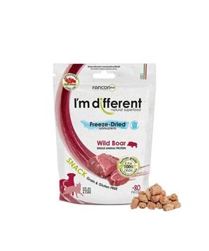 Levně I´M DIFFERENT SNACK divočák - mrazem sušený pamlsek 40 g