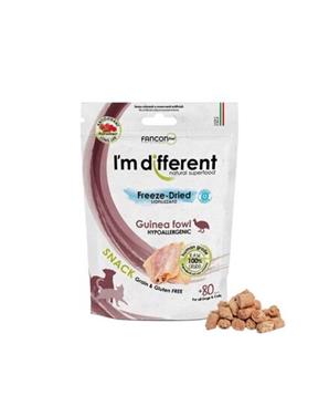 Levně I´M DIFFERENT SNACK perlička -mrazem sušený pamlsek 40 g