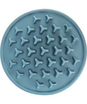 Levně Protihltací talíř Slow feeding PILLARS, k pomalému krmení, TPE, ø 35 cm, modrá 1 ks