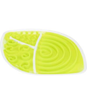 Levně Lick´n´Snack LIST - talíř k pomalému krmení, 28 x 21 cm, TPR/plast 1 ks