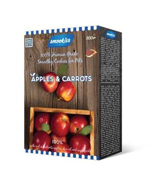 SMOOKIES Premium APPLE - jablkové sušenky 100% human grade
