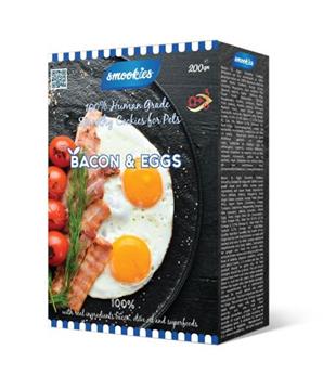 Levně SMOOKIES Premium BACON - slaninové sušenky 100% human grade, 200g