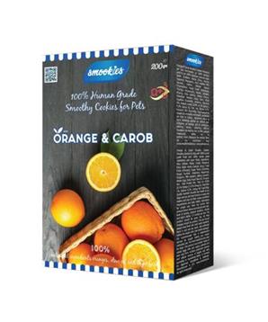 SMOOKIES Premium ORANGE - pomerančové sušenky 100% human grade,