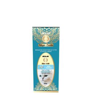 AQUA Magic Zeolite BABY POWDER - granulovaný deodorant pro kočičí WC, 500 g