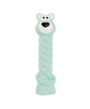 Levně Medvídek s latexovým lanem a chroupacím zvukem , latex HipHop 15 cm