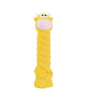 Levně Kravička s latexovým lanem a chroupacím zvukem , latex, HipHop 15 cm