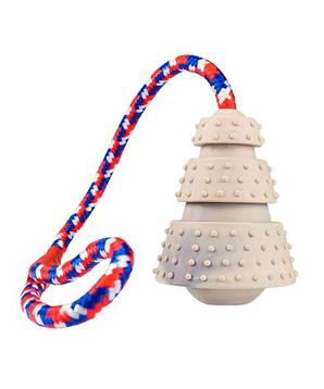 Vrhací kužel z přírodní tvrdé gumy 8/43 cm, na laně, HipHop