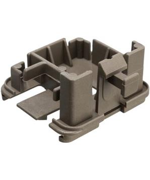 Náhradní plastová  patka pro upevnění kolečka k přepravce  Skudo 4-7