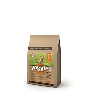MINIGRANULE Yoggies Active, kachna a zvěřina, granule lisované za studena