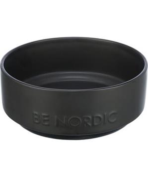 Levně BE NORDIC keramická miska, 1.2l / 18 cm, černá 1 ks