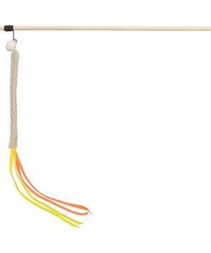 Levně Hrací prut s třásní, plast/plyš 40 cm