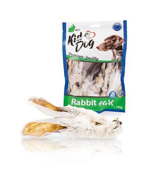 Levně KIDDOG králičí uši se srstí 180 g