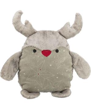 Levně Xmas REINDEER - vánoční plyšový sob bez zvuku, látka/plyš 30 cm