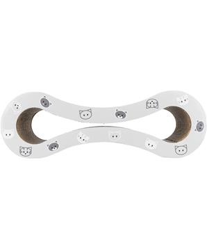 Škrabací vlna MIMI bílá 48 x 16 x 22 cm