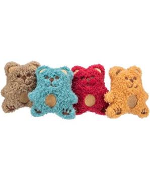 Levně Mini medvídek s catnipem, 8 cm, plyš, různé barvy 1 ks