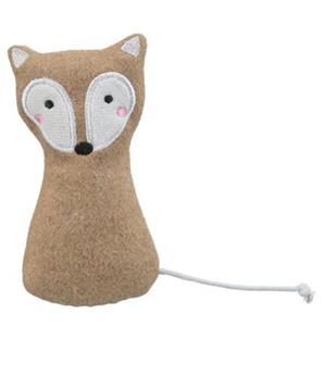 Levně Filcová liška , catnip, béžová 13 cm
