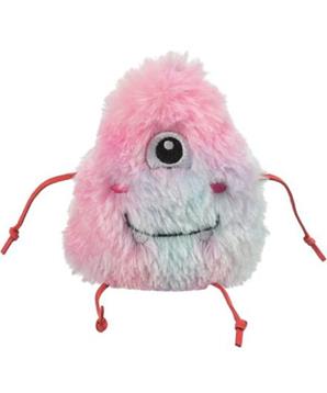 Levně Monster příšerka jednooká 12 cm, s catnipem, plyš, růžová/světlemodrá 1 ks