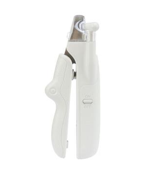 Levně Nůžky na drápky s LED světlem, 15 cm, nerez/plast 1 ks