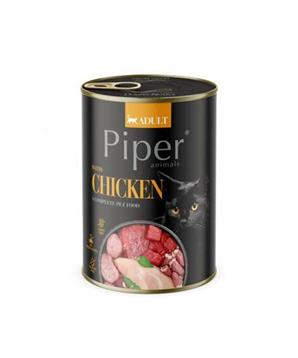Levně PIPER CAT konzerva pro kočky, s kuřecím masem 400 g