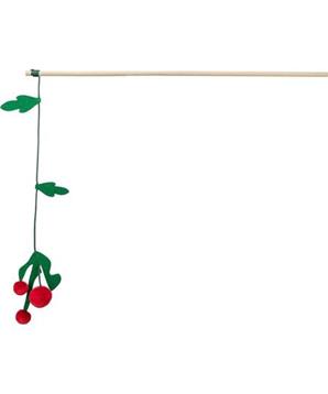 Levně Xmas vánoční prut pro kočky, se jmelím, chrastící, dřevo/polyester 48 cm