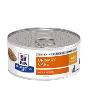 Levně Hill’s Fel. PD C/D MultiCare Minced Chicken Konz. 156 g