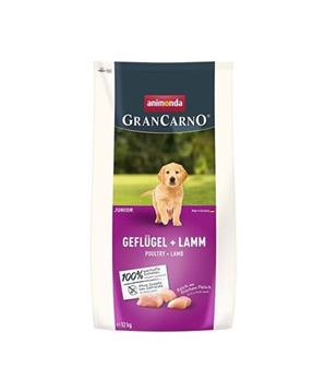 GranCarno Dog DryFood Junior s drůbežím a jehněčím masem