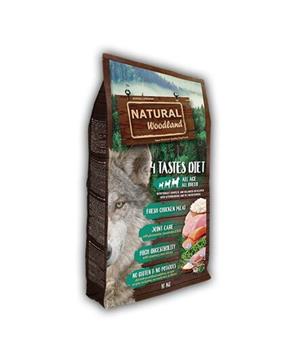 Levně Natural Woodland 4 TASTES Diet 10 kg