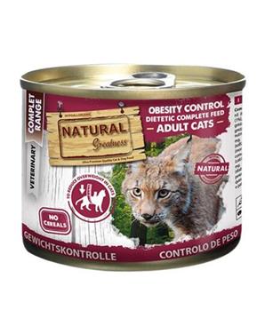 Natural Greatness OBESITY CONTROL veterinární dieta, konzerva pro kočky
